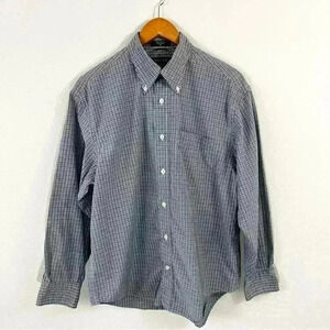 Nautica men’s cotton button down plaid shirt
